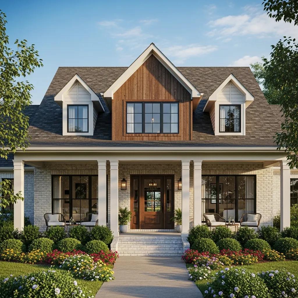 Custom home in Nacogdoches, Texas, highlighting modern and traditional architecture